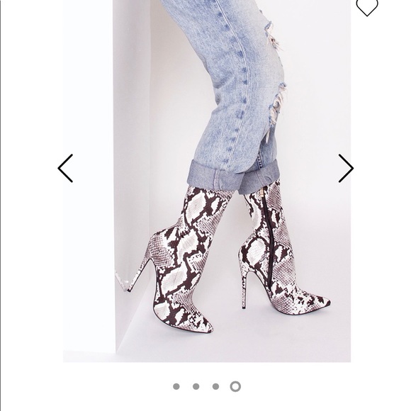 Shoes - Simmi Snakeskin boots